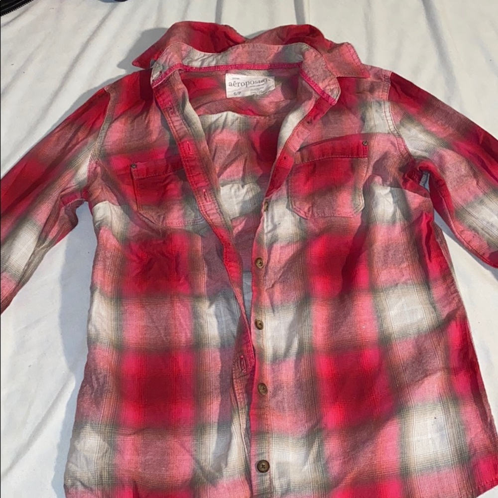 Aeropostal Red flannel